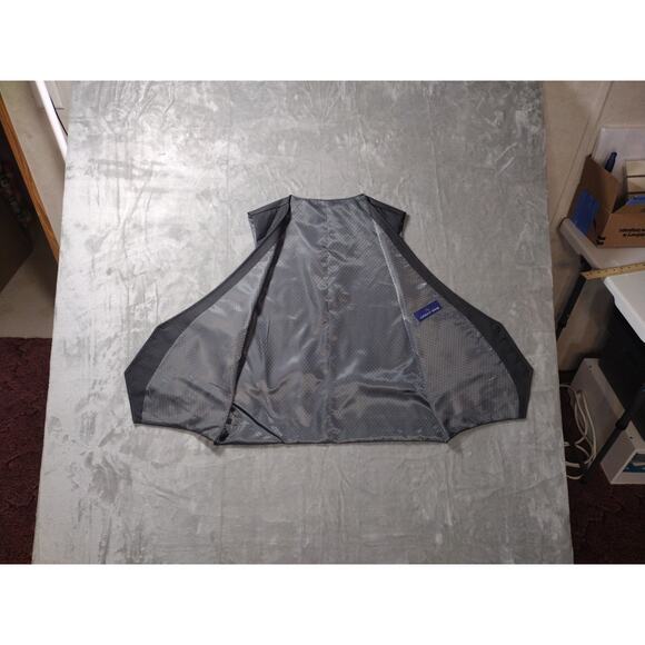 Apollo King Mens Super 160s Hand Tailoring Suit Jacket & Vest Char Black 44 - Picture 12 of 16